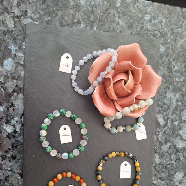 Bracelet en pierres semi-précieuses 