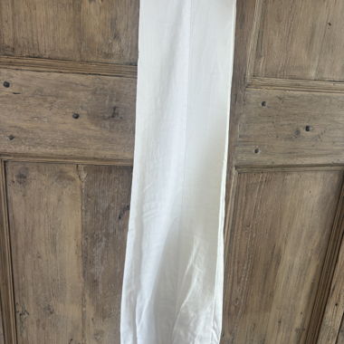 Pantalon en lin blanc Falconeri