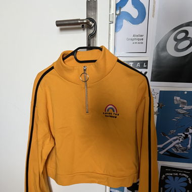 Pull Arc-en-ciel Jaune H&M