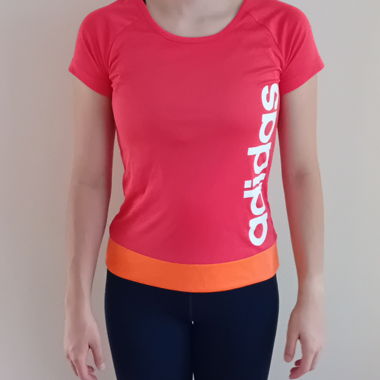 Adidas Sport T-shirt neon red/orange