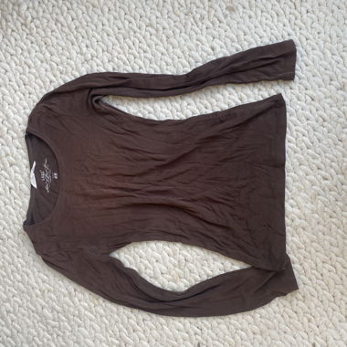 H&M L.O.G.G. Langarmshirt braun