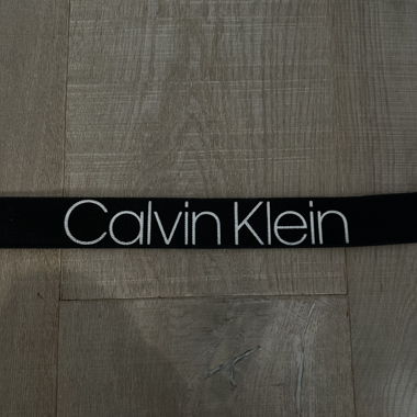 Cintura Calvin Klein in tessuto nero