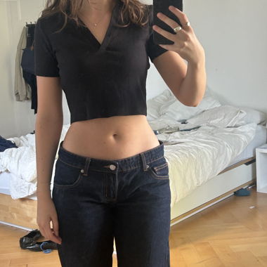 Polo court noir