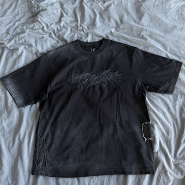 T-shirt nero « Derschütze » taglia S