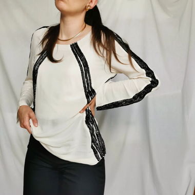 Tory Burch designer silk top blouse