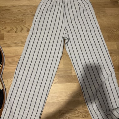 Striped Wide-Leg Pants