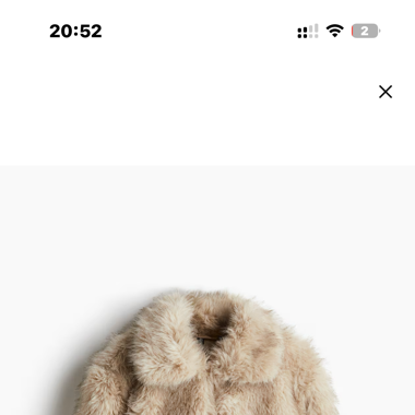 Faux fur jacket 