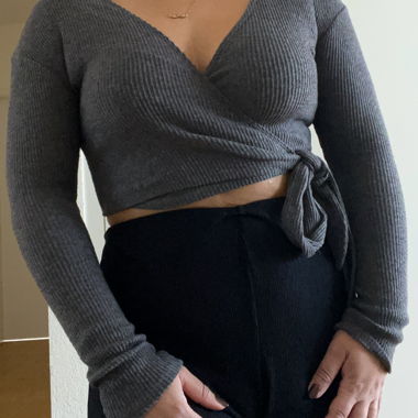 Wickelpullover