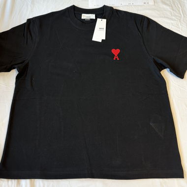 Schwarzes AMI-Paris T-Shirt