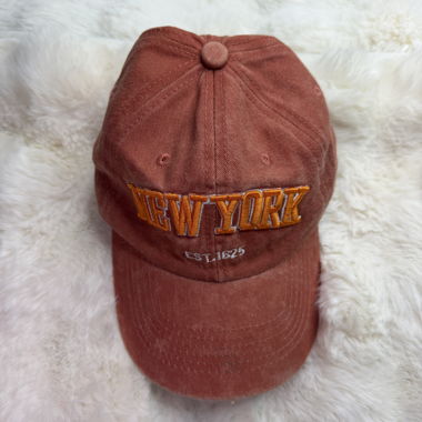 Casquette New York orange