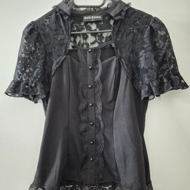 Black Lace Blouse