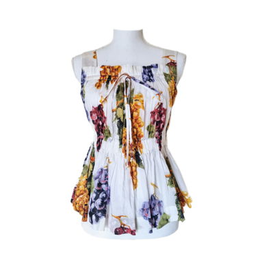 Vintage Vivienne Westwood Top mit Traubenmuster