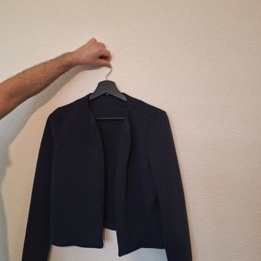 Blazer corto blu scuro