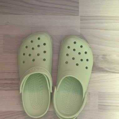 Zoccoli Crocs verde chiaro