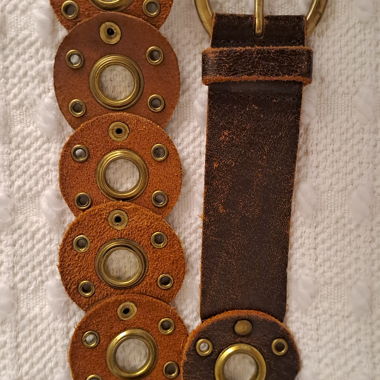 Cintura in pelle vintage elegante