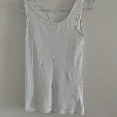 White Ribbed Tank Top 2-Pack