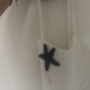 Star net bag, handmade