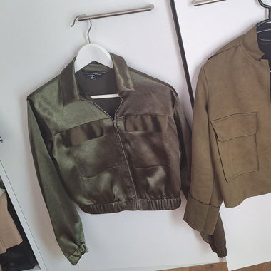 Metallic Bomberjacke