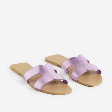 Ciabatte Metallic lilla