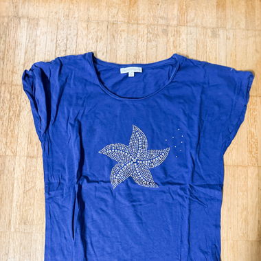 Y2k Sequin Star Top