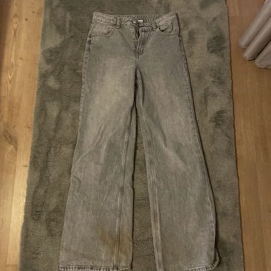 Wide Grey Jeans