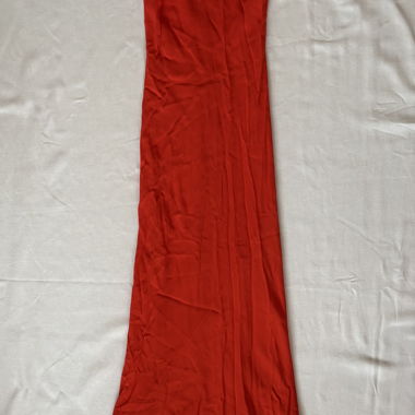 Orange Maxikleid