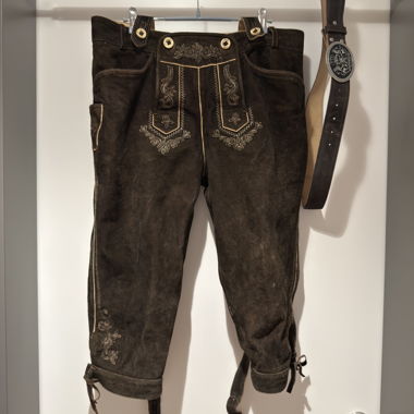 Lederhosen Stockerpoint con cintura, taglia 50
