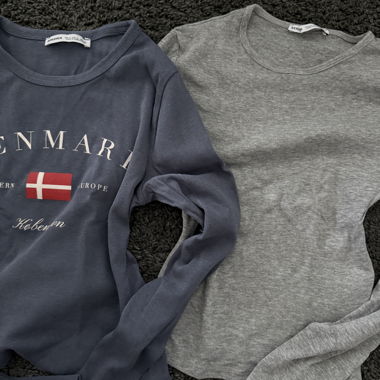 2 Langarmshirts Bershka