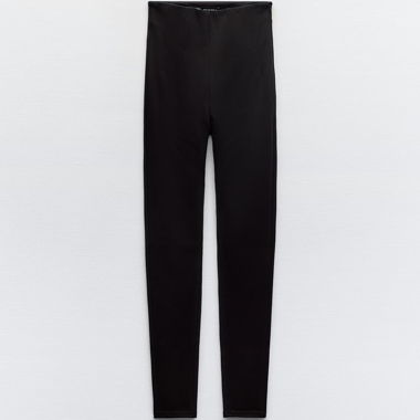 Schwarze Zara-Leggings