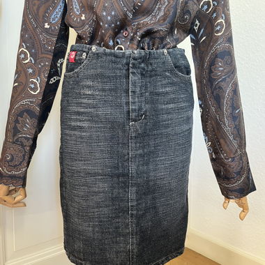 Bleistiftrock aus Denim MET