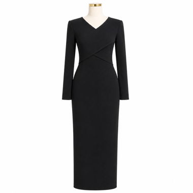 Massimo Dutti schwarzes Kleid