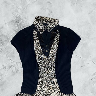 vintage Y2K layered dress