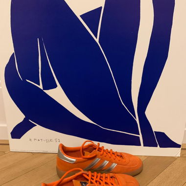 orange adidas spezial