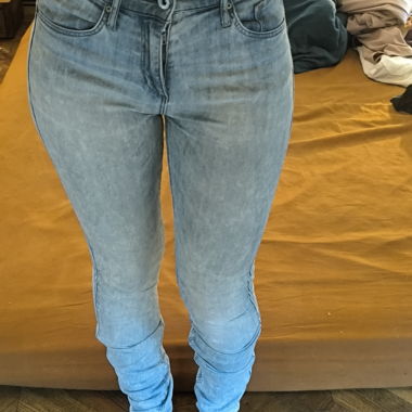 Jeans slim gris clair H&M