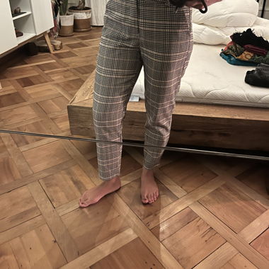 Pantalon en tissu à carreaux DENIM TOM TAILOR Gr. S