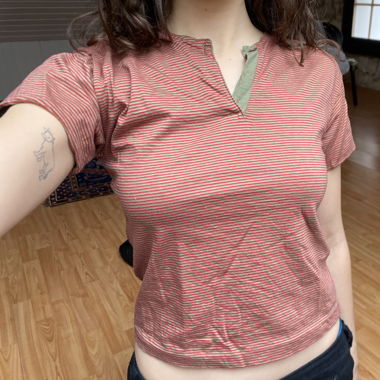 Crop Top gestreift