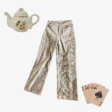 Beige Hosen 