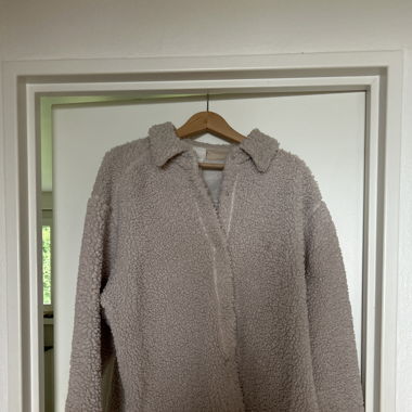 Jacke aus Teddystoff