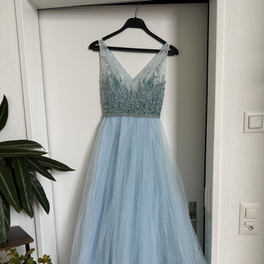 Abendkleid hellblau