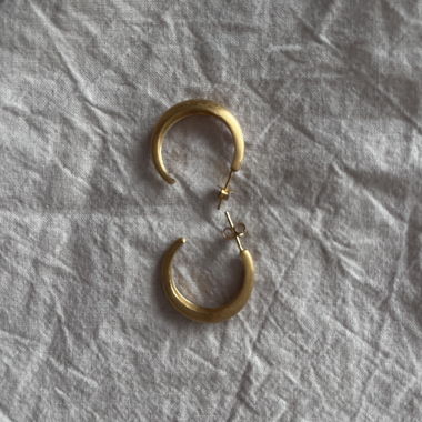 Ocean Flow Hoops Large Earrings by bybiehl