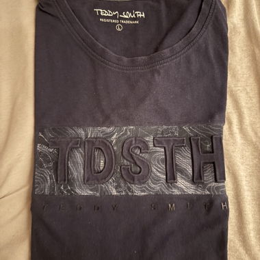 T-shirt nero Teddy Smith