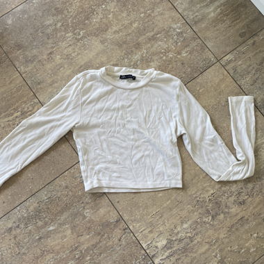 Maglia top Zara bianca