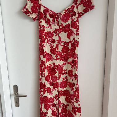 Abito midi floreale