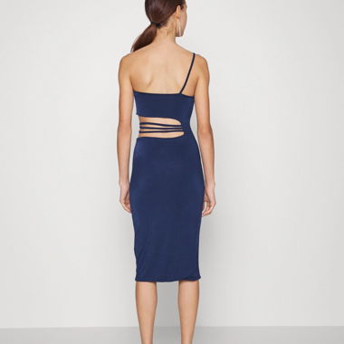 Robe longue asymétrique