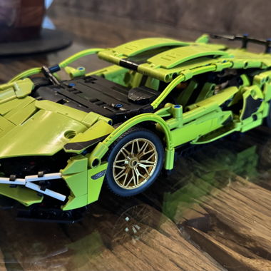 Technic Supercar lime - NOT LEGO