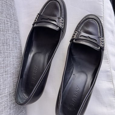 Ballerines à talon Bally noires