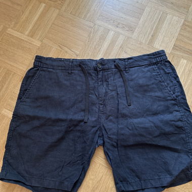Pantaloni di lino neri