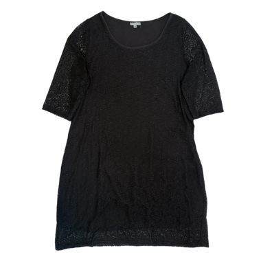 maddison - Schwarzes Spitzen-Casualkleid