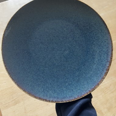 6 flache Teller
