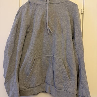 Felpa con cappuccio grigia Adidas